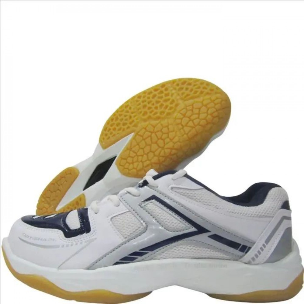 Thrax Aura 900 Badminton Shoes White Silver Navy,- Buy Thrax Aura